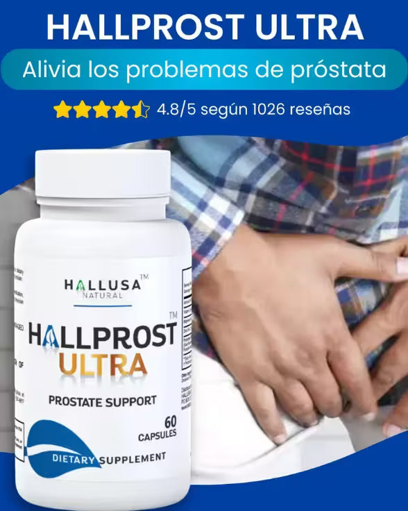 Hallprost Ultra 💪 Protege tu próstata, protege tu vida 👊