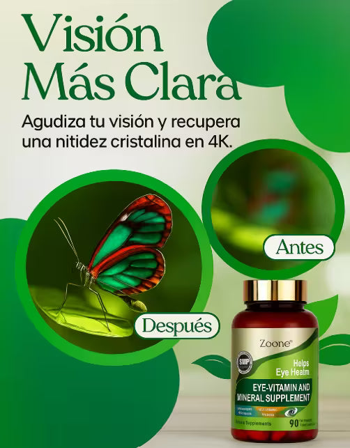 ZOOONE 👁️ ¡Recupera tu visión en HD y dile adiós a los ojos cansados🌿