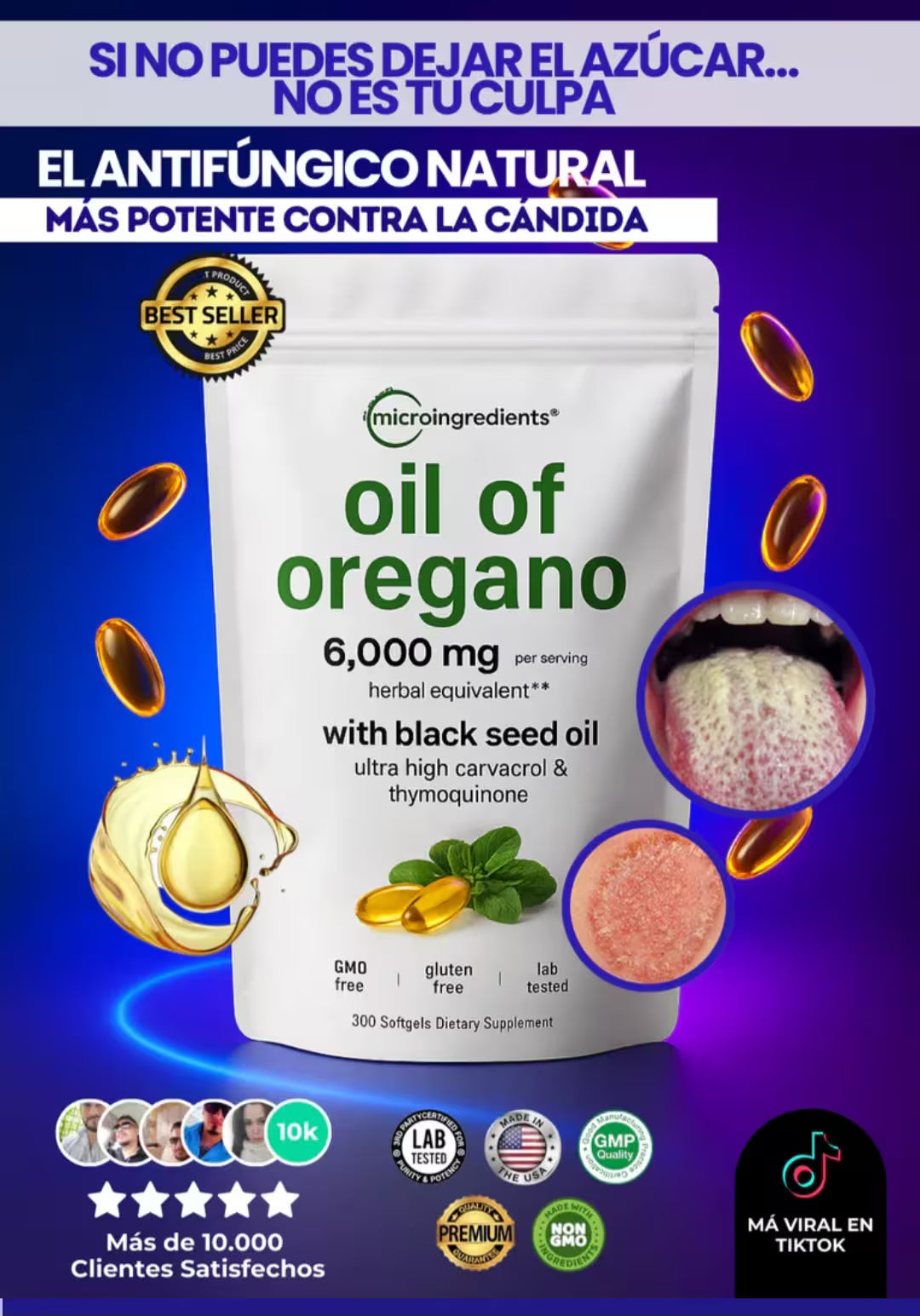 🌿✨ “Defensas fuertes, vida sana 💪🛡️ con Oil of Oregano + Black Seed